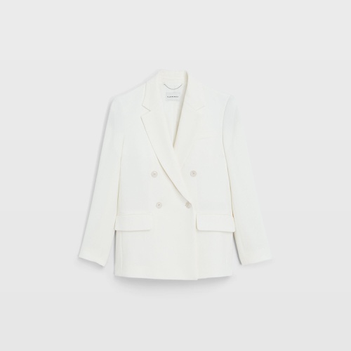 클럽모나코 Relaxed Double Breasted Crepe Blazer