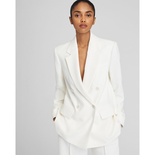 클럽모나코 Relaxed Double Breasted Crepe Blazer