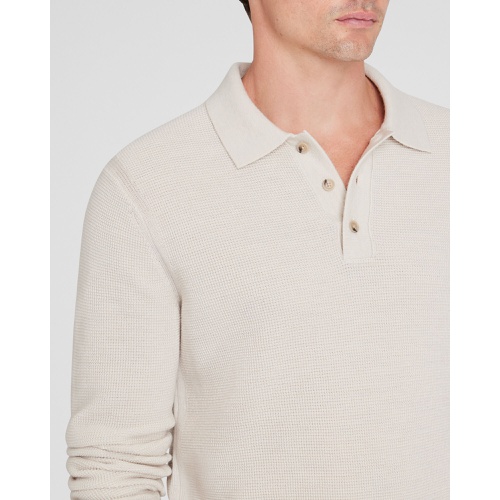 클럽모나코 Refined Textured Wool Polo