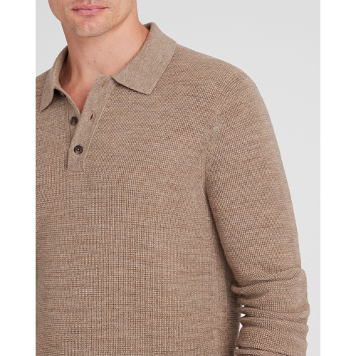 클럽모나코 Refined Textured Wool Polo