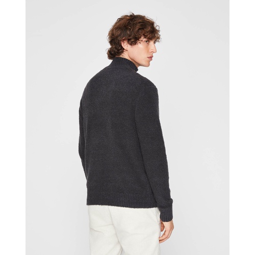 클럽모나코 Boucle Quarter-Zip Sweater