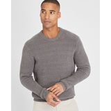 Boucle Waffle Stitch Crewneck