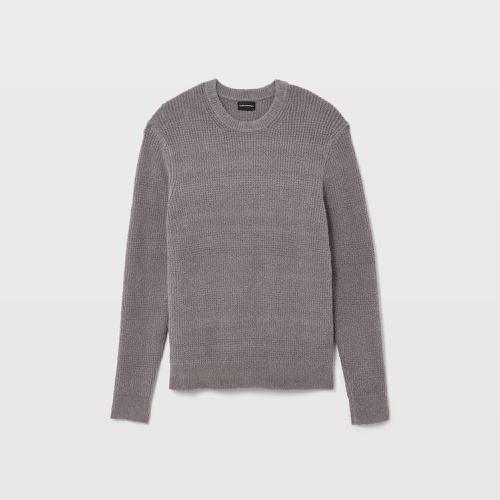 클럽모나코 Boucle Waffle Stitch Crewneck