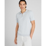 Short-Sleeve Stitch Polo