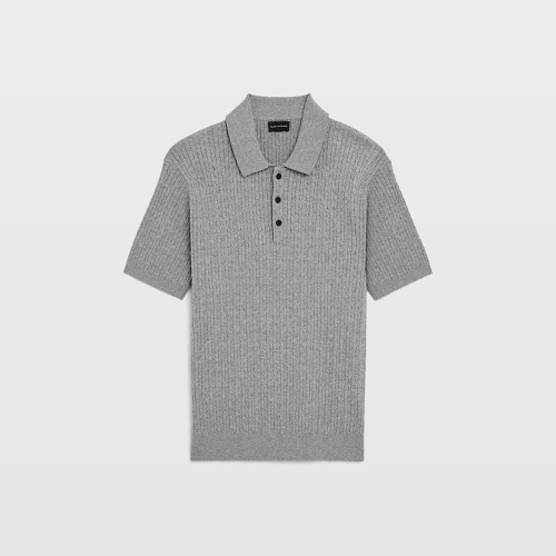 클럽모나코 Short-Sleeve Cable Polo