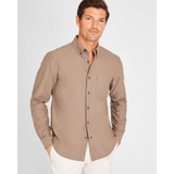 Long-Sleeve Solid Oxford Shirt