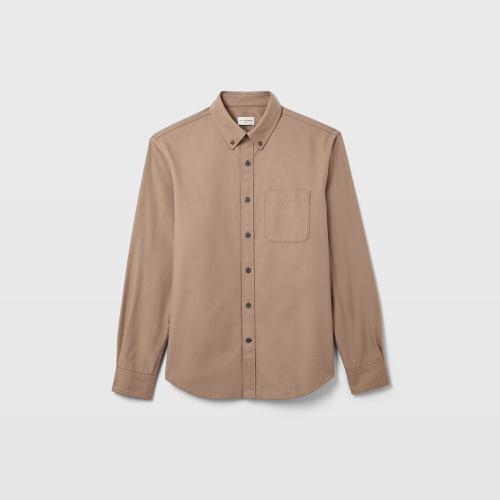 클럽모나코 Long-Sleeve Solid Oxford Shirt