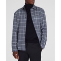 Windowpane Lightweight Flannel Shirt