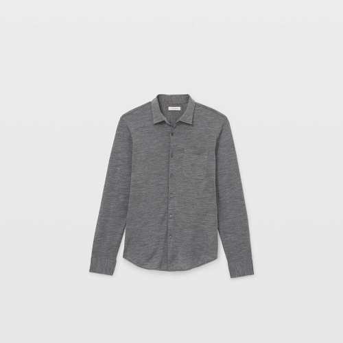 클럽모나코 Long-Sleeve Wool Knit Shirt