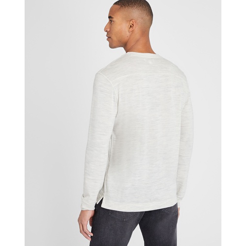 클럽모나코 Refined Wool Long Sleeve Henley