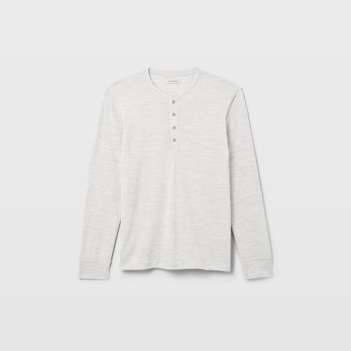 클럽모나코 Refined Wool Long Sleeve Henley