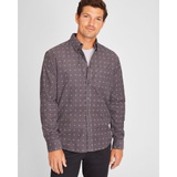 Printed Long-Sleeve Corduroy Shirt