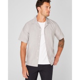 Short Sleeve Camp Collar Oxford Shirt