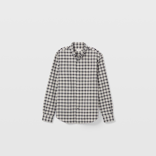 클럽모나코 Long-Sleeve Plaid Oxford Shirt