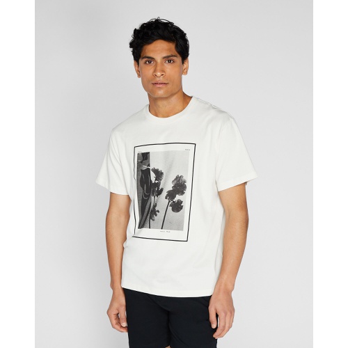 클럽모나코 Short Sleeve Framed Print Tee