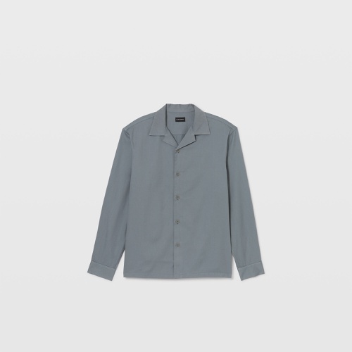 클럽모나코 Long-Sleeve Camp Collar Shirt