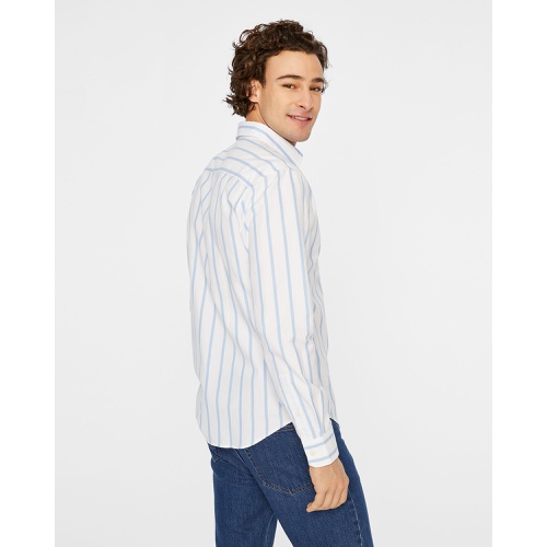 클럽모나코 Pencil Stripe Poplin Dress Shirt