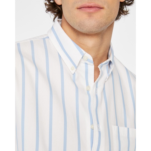 클럽모나코 Pencil Stripe Poplin Dress Shirt