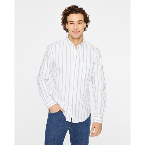 클럽모나코 Pencil Stripe Poplin Dress Shirt