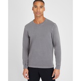 Washed Long Sleeve Crew Sweatshirt