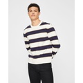 Graphic Stripe Crewneck Sweatshirt