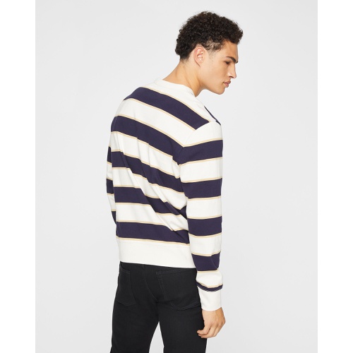 클럽모나코 Graphic Stripe Crewneck Sweatshirt