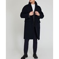 Capsule Solid Wool Blend Balmacaan Coat