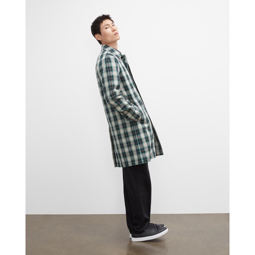 클럽모나코 Plaid Mac Coat