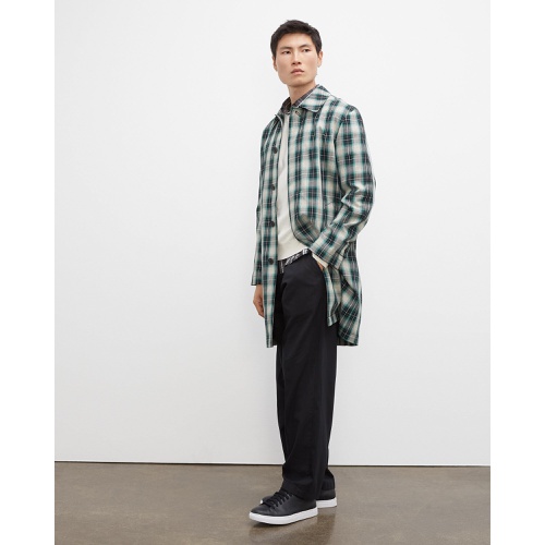 클럽모나코 Plaid Mac Coat