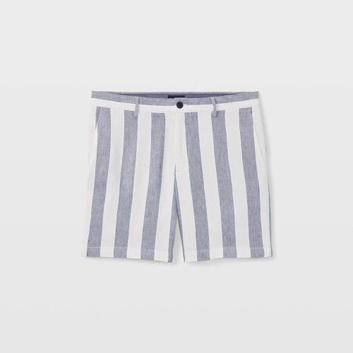 클럽모나코 Baxter Stripe Linen Blend 7 Short