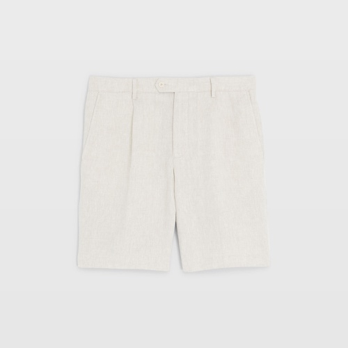 클럽모나코 Pleated Linen Short