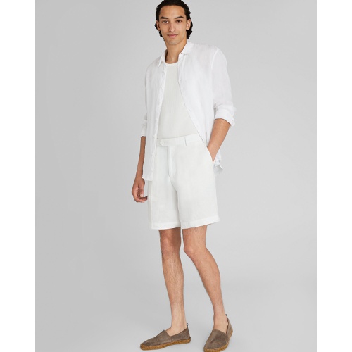 클럽모나코 Pleated Linen Short