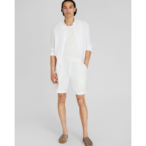 클럽모나코 Pleated Linen Short