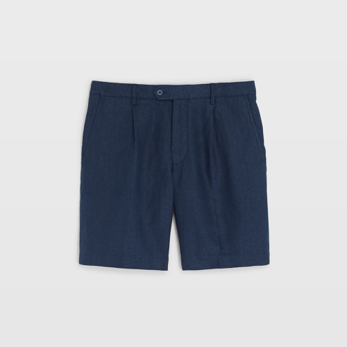 클럽모나코 Pleated Linen Short