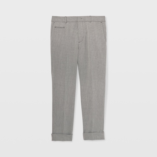 클럽모나코 Drainpipe Herringbone Pants