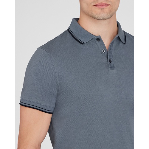 클럽모나코 Tipped Collar Cotton Polo