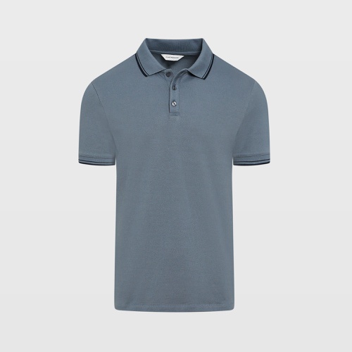 클럽모나코 Tipped Collar Cotton Polo