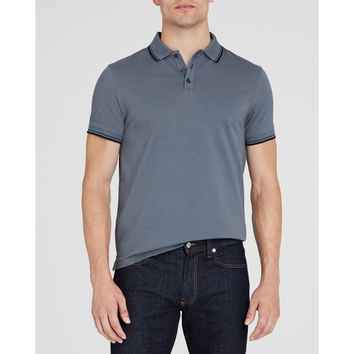 클럽모나코 Tipped Collar Cotton Polo