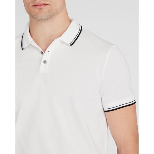 클럽모나코 Tipped Collar Cotton Polo