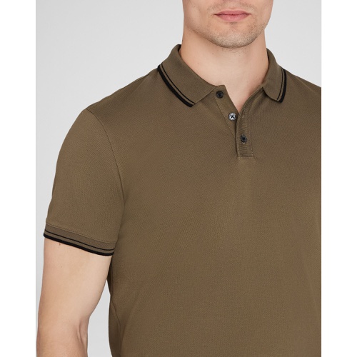 클럽모나코 Tipped Collar Cotton Polo