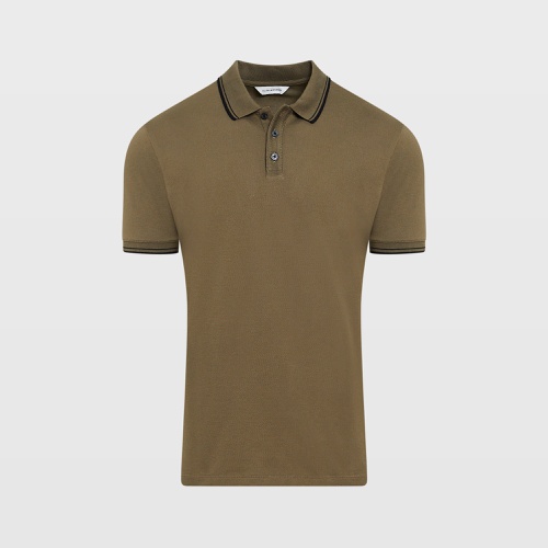 클럽모나코 Tipped Collar Cotton Polo