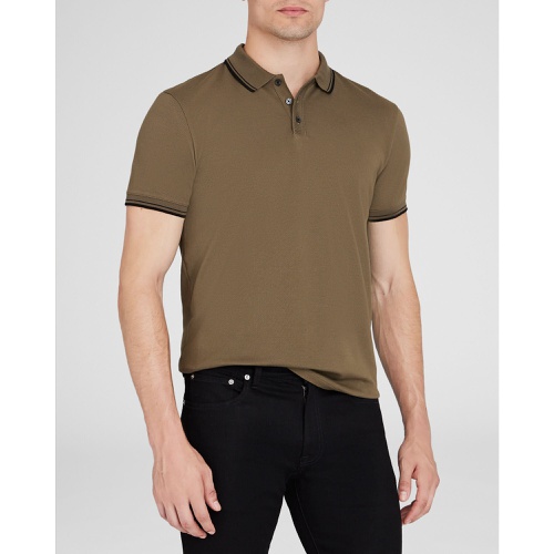 클럽모나코 Tipped Collar Cotton Polo