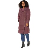 Cole Haan Zip Front Down Coat wu002F Dramatic Oversized Hood