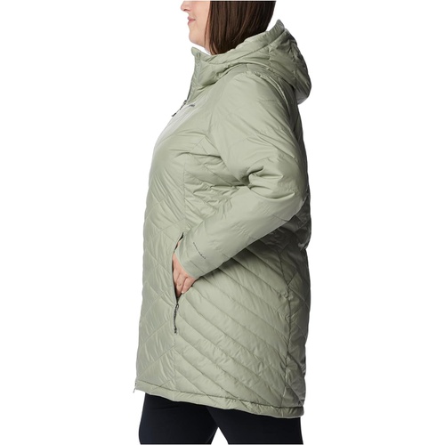 콜롬비아 Womens Columbia Plus Size Heavenly Long Hooded Jacket