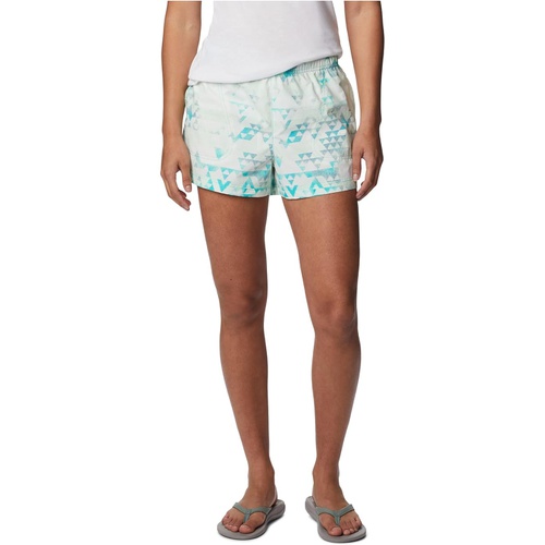 콜롬비아 Womens Columbia Sandy River II 3 Printed Shorts