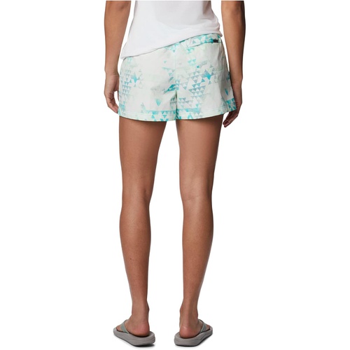 콜롬비아 Womens Columbia Sandy River II 3 Printed Shorts