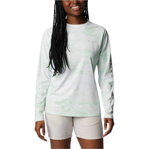 콜롬비아 Womens Columbia Printed Tidal Deflector Long Sleeve