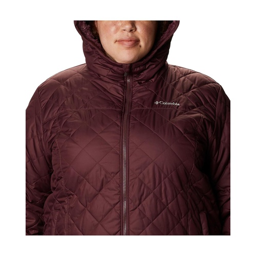 콜롬비아 Womens Columbia Plus Size Copper Crest Hooded Jacket