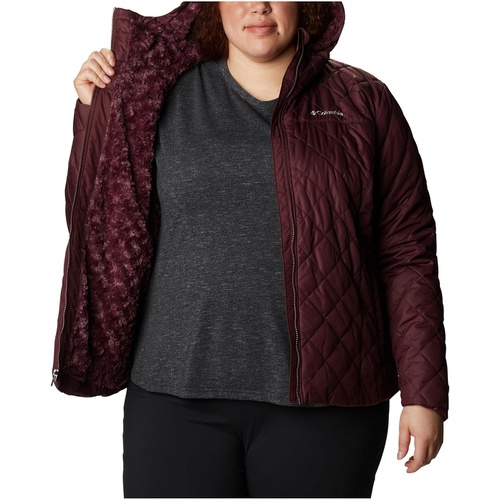 콜롬비아 Womens Columbia Plus Size Copper Crest Hooded Jacket