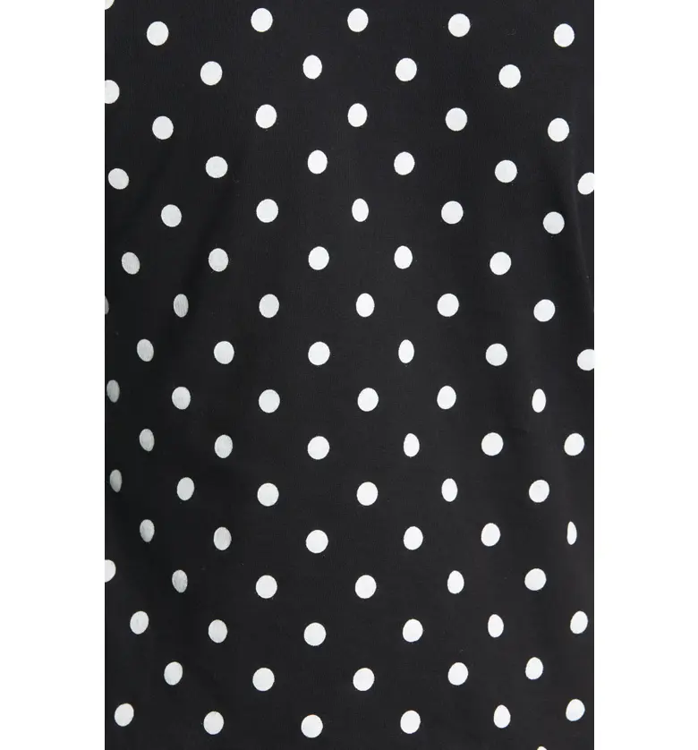 꼼데가르송 Comme des Garcons PLAY Polka Dot Cotton T-Shirt_BLACK